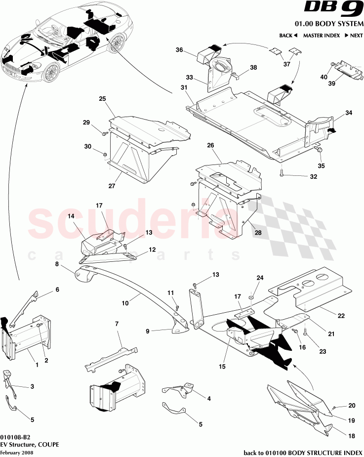 EV Structure (Coupe) of Aston Martin Aston Martin DB9 (2004-2012)