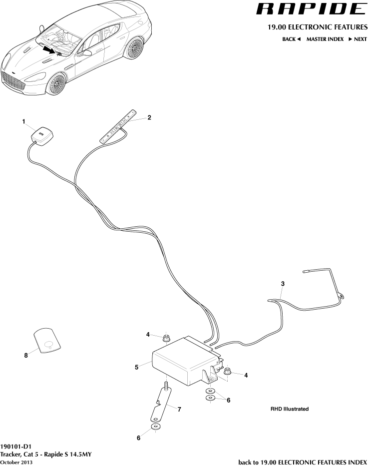 CAT 5 Tracker, 14.5MY of Aston Martin Aston Martin GT RAPIDE (2010-2019)