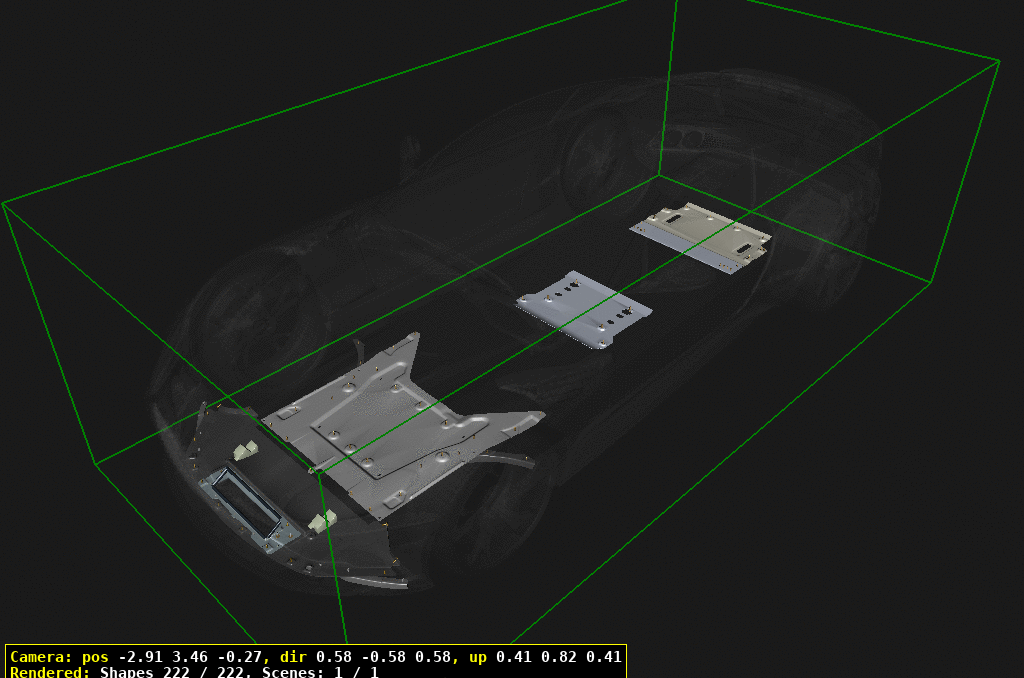 Undertrays of Aston Martin Aston Martin GT DBS SUPERLEGGERA (2019-2023)