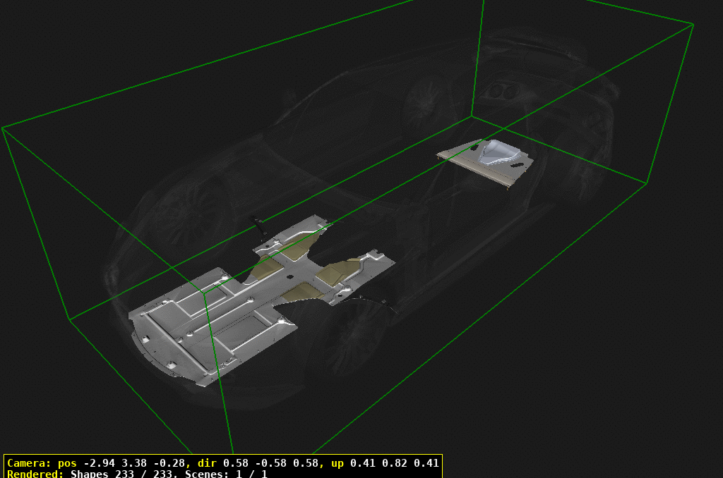 Undertrays of Aston Martin Aston Martin GT VANQUISH ZAGATO (2016-2019)