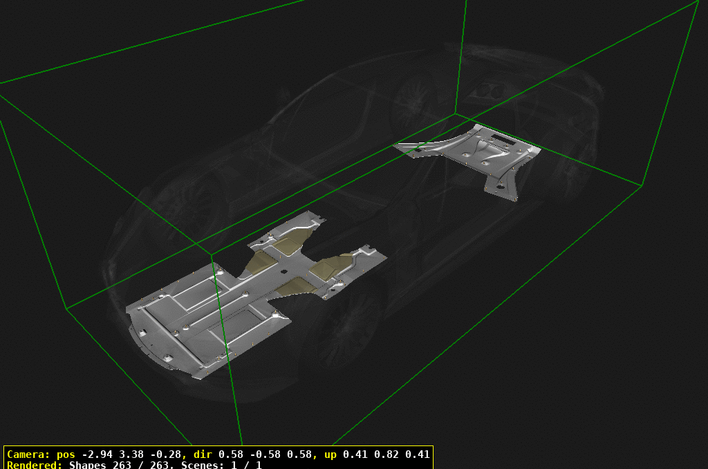 Undertrays of Aston Martin Aston Martin GT VANQUISH ZAGATO (2016-2019)