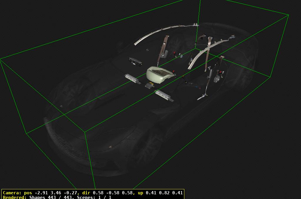 Occupant Restraining Device - Coupe of Aston Martin Aston Martin GT DB12 (2024-