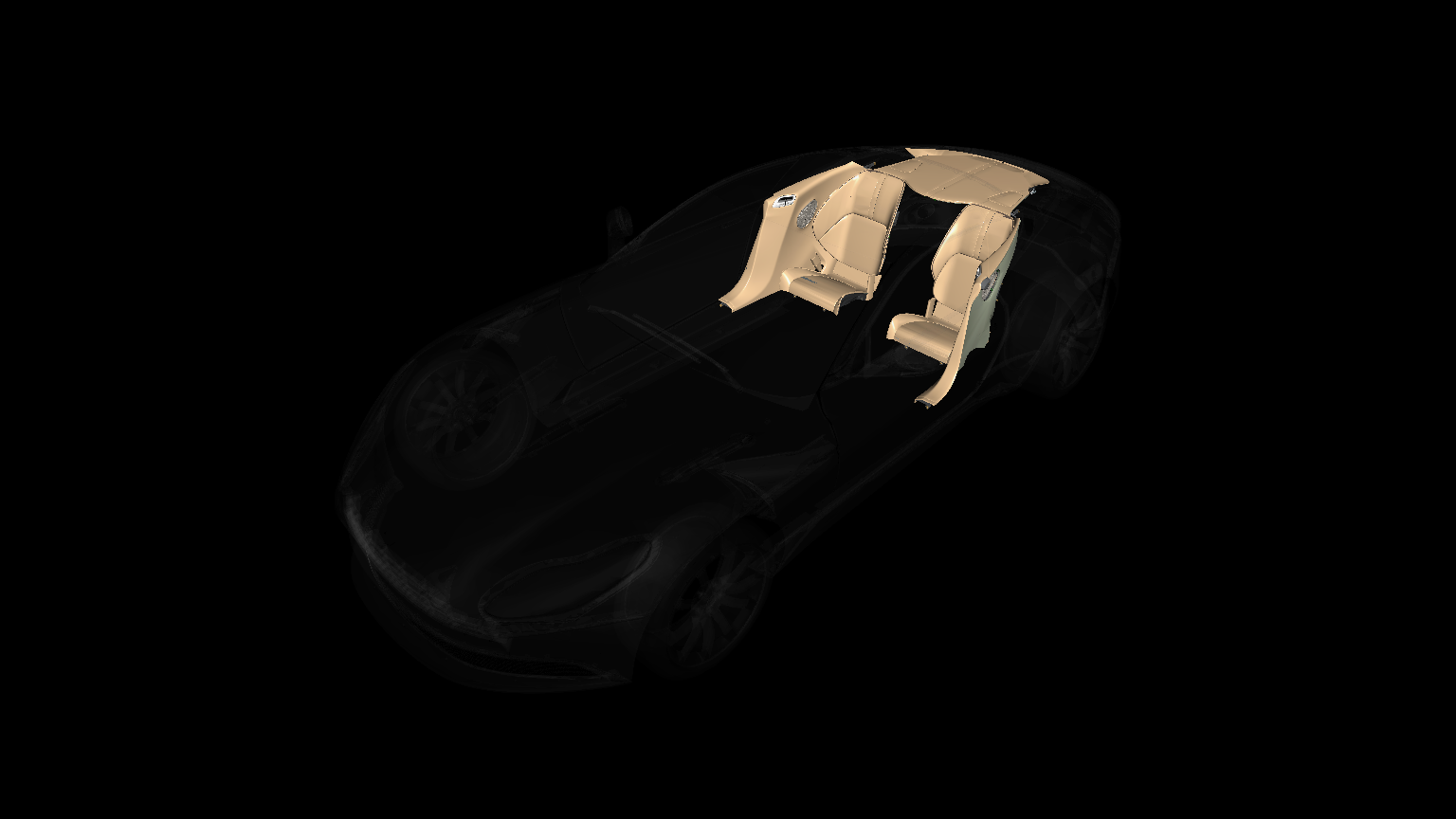 Interior Trim - Rear Cabin - Coupe of Aston Martin Aston Martin GT DB11 (2017-2023)