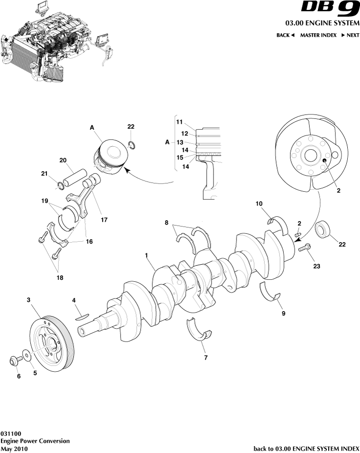 Power Conversion of Aston Martin Aston Martin GT DB9 (2004-2017)