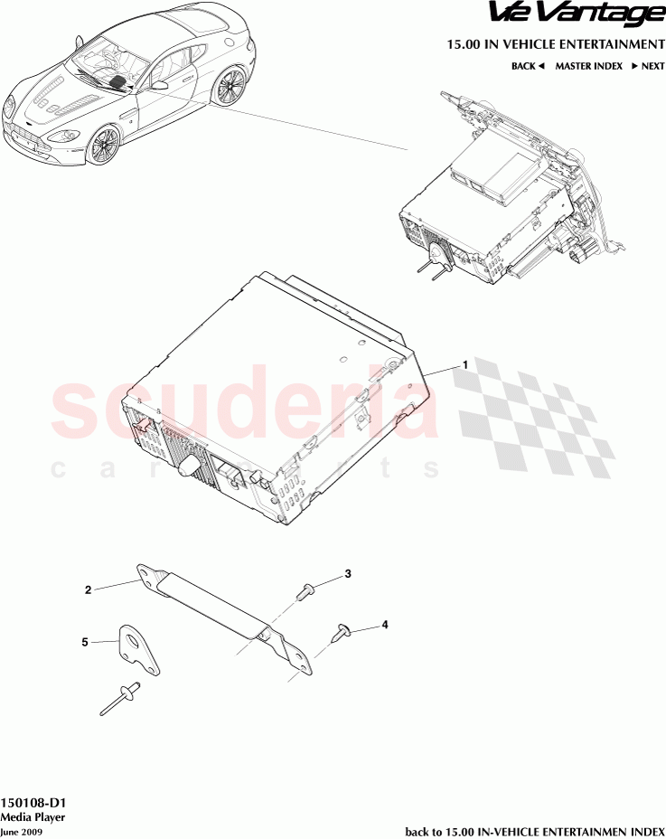 Media Player of Aston Martin Aston Martin V12 Vantage (upto 2016)