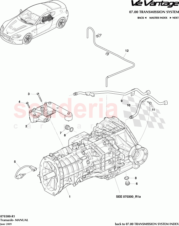 Transaxle (Manual) of Aston Martin Aston Martin V12 Vantage (upto 2016)