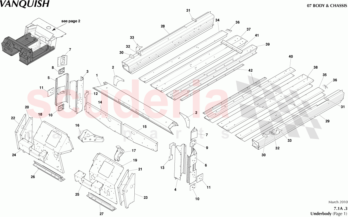 Underbody 1 of Aston Martin Aston Martin Vanquish (2001-2007)