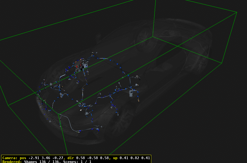 Electrical Wiring - Front of Aston Martin Aston Martin GT DB12 (2024-