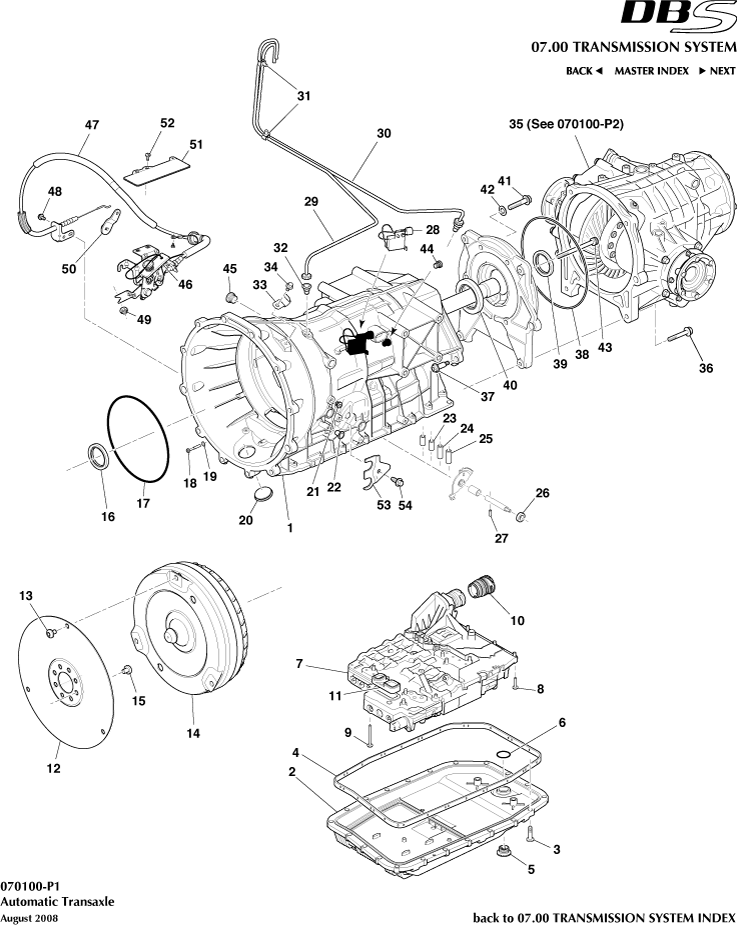 Transaxle, Auto of Aston Martin Aston Martin GT DBS (2007-2012)