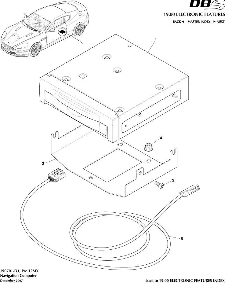 Navigation, to 12MY of Aston Martin Aston Martin GT DBS (2007-2012)