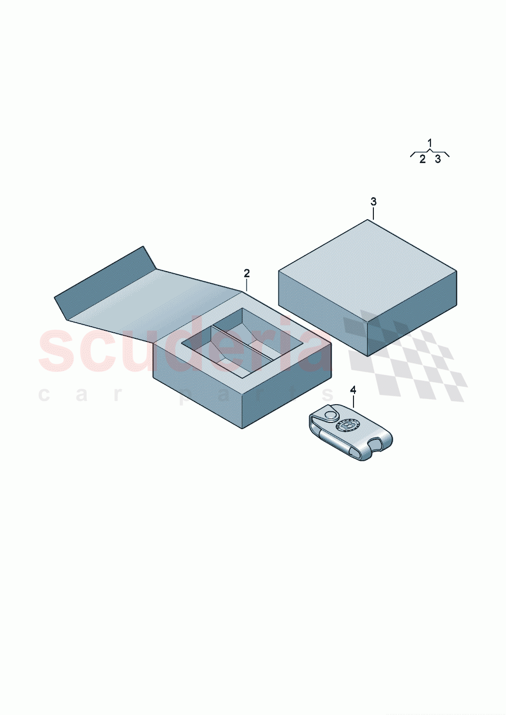 Genuine accessories Presentation key box of Bentley Bentley New Continental Convertible (2019-2024)
