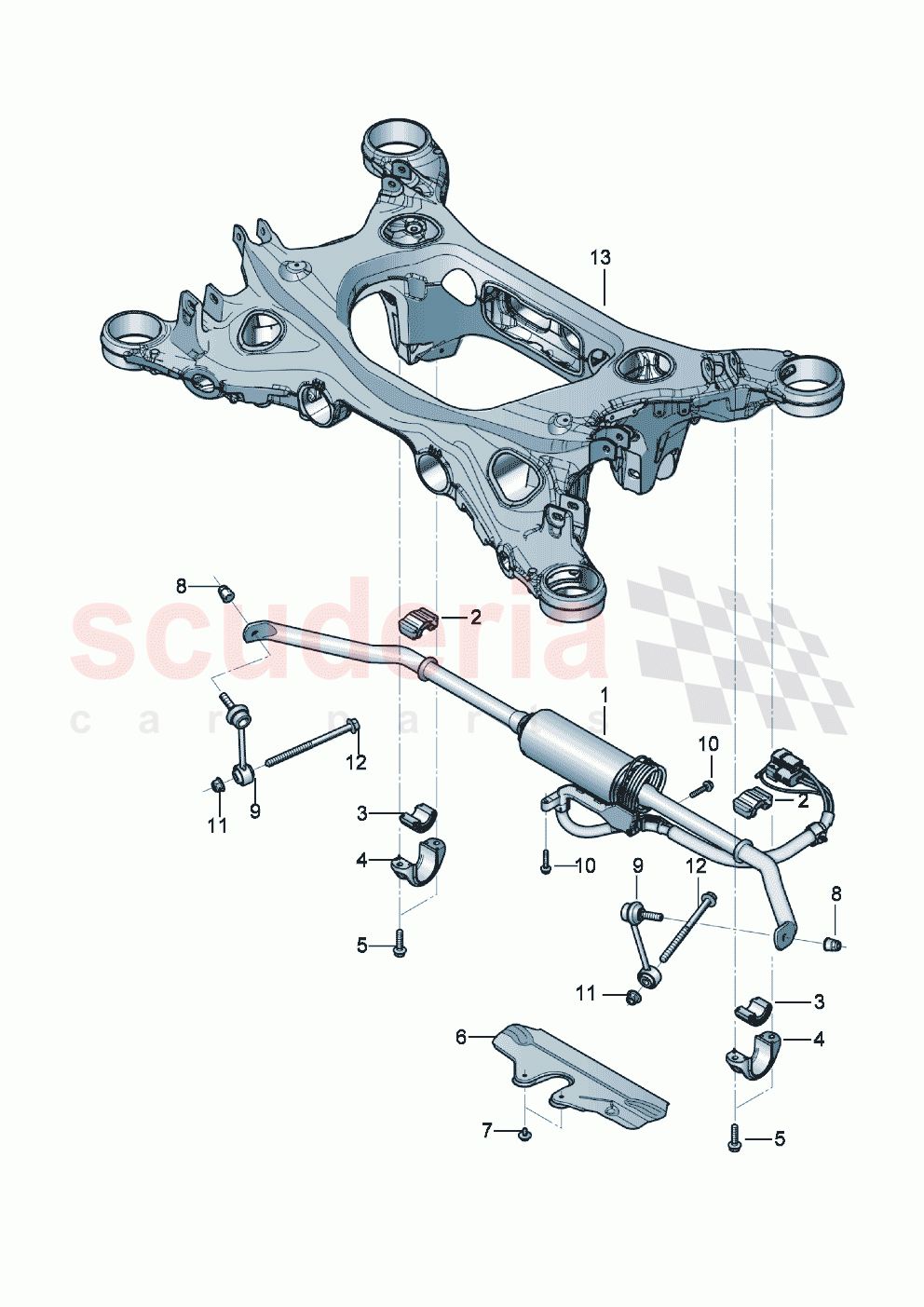 Anti-roll bar of Bentley Bentley New Continental Convertible (2019-2024)