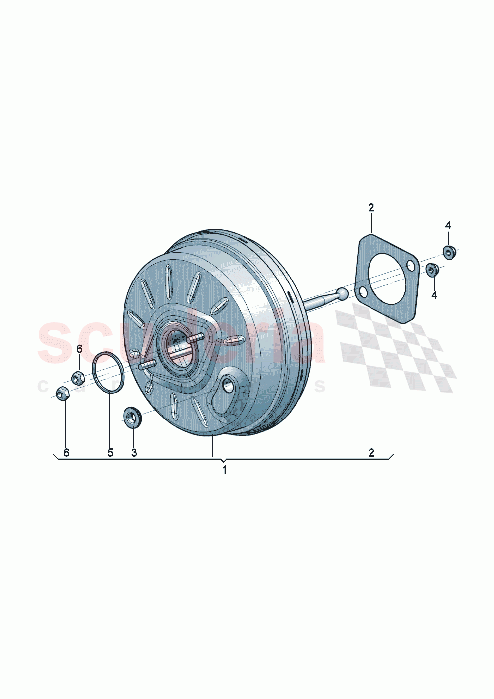 Brake servo of Bentley Bentley New Continental GT (2019-2024)