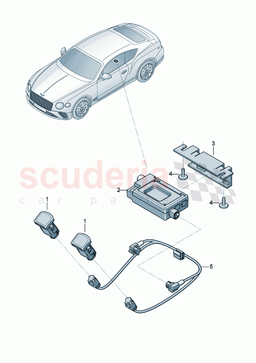 For vehicles with USB interface of Bentley Bentley New Continental GT (2019-2024)