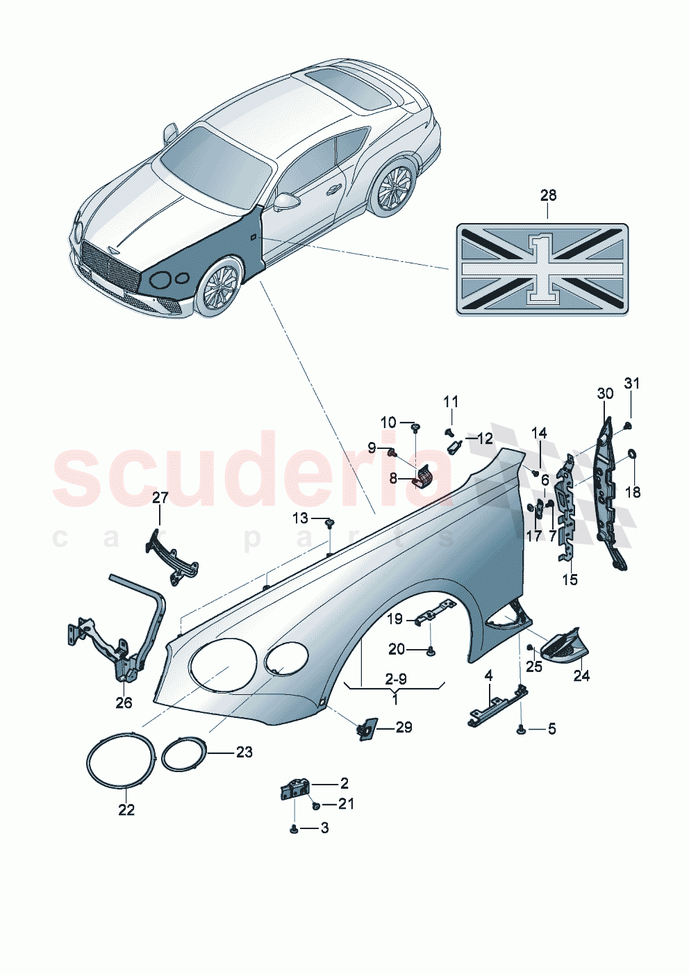 Wing D >> - MJ 2019 of Bentley Bentley New Continental GT (2019-2024)