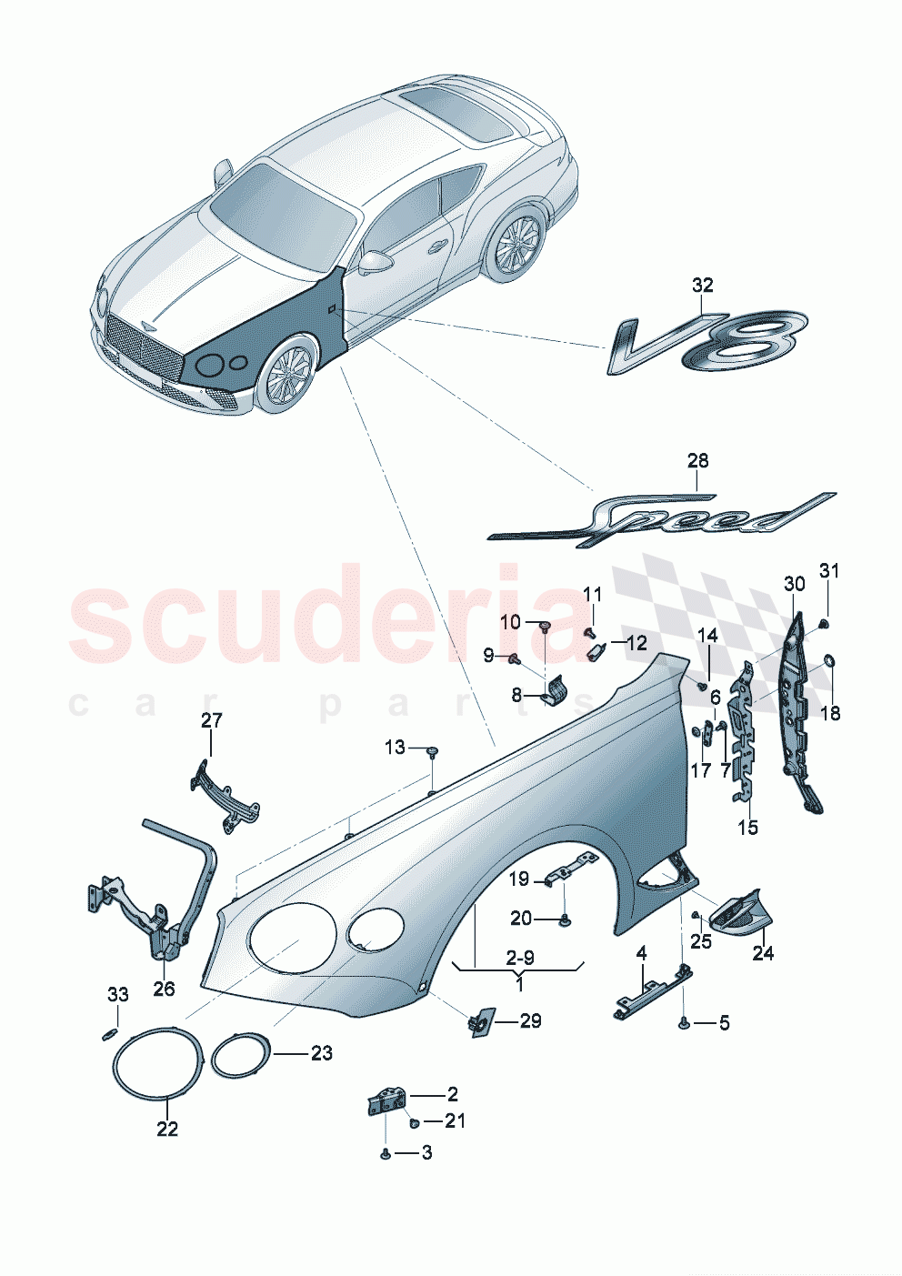 Wing D - MJ 2022>> - MJ 2022 of Bentley Bentley New Continental GT (2019-2024)
