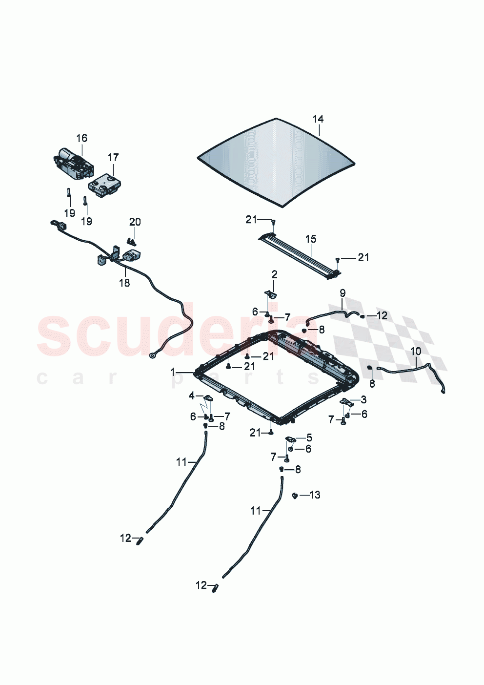 Panoramic glass roof D - MJ 2020>> of Bentley Bentley New Continental GT (2019-2024)
