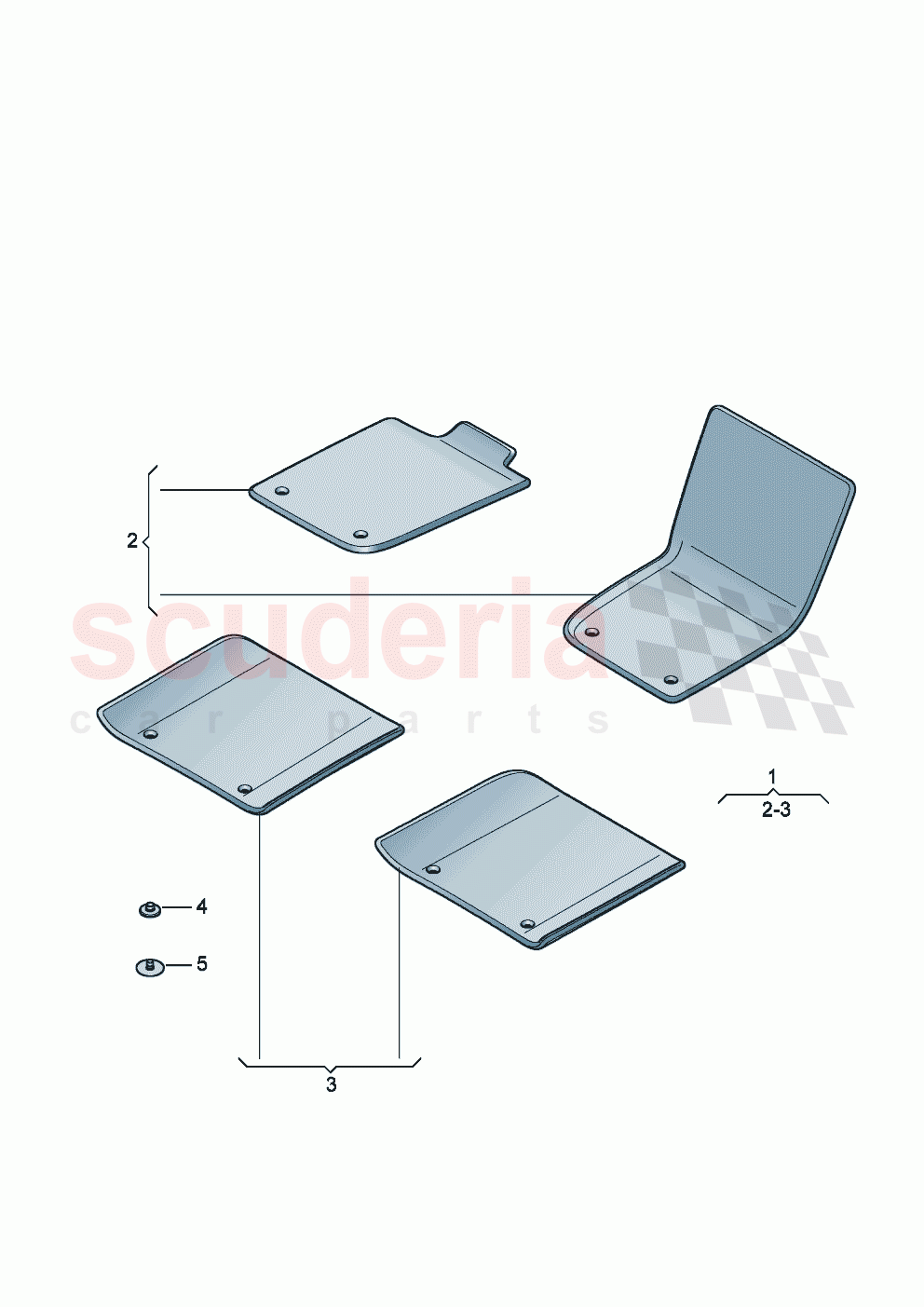 Genuine accessories Floor mat D >> - MJ 2023 of Bentley Bentley New Flying Spur (2020-2024)