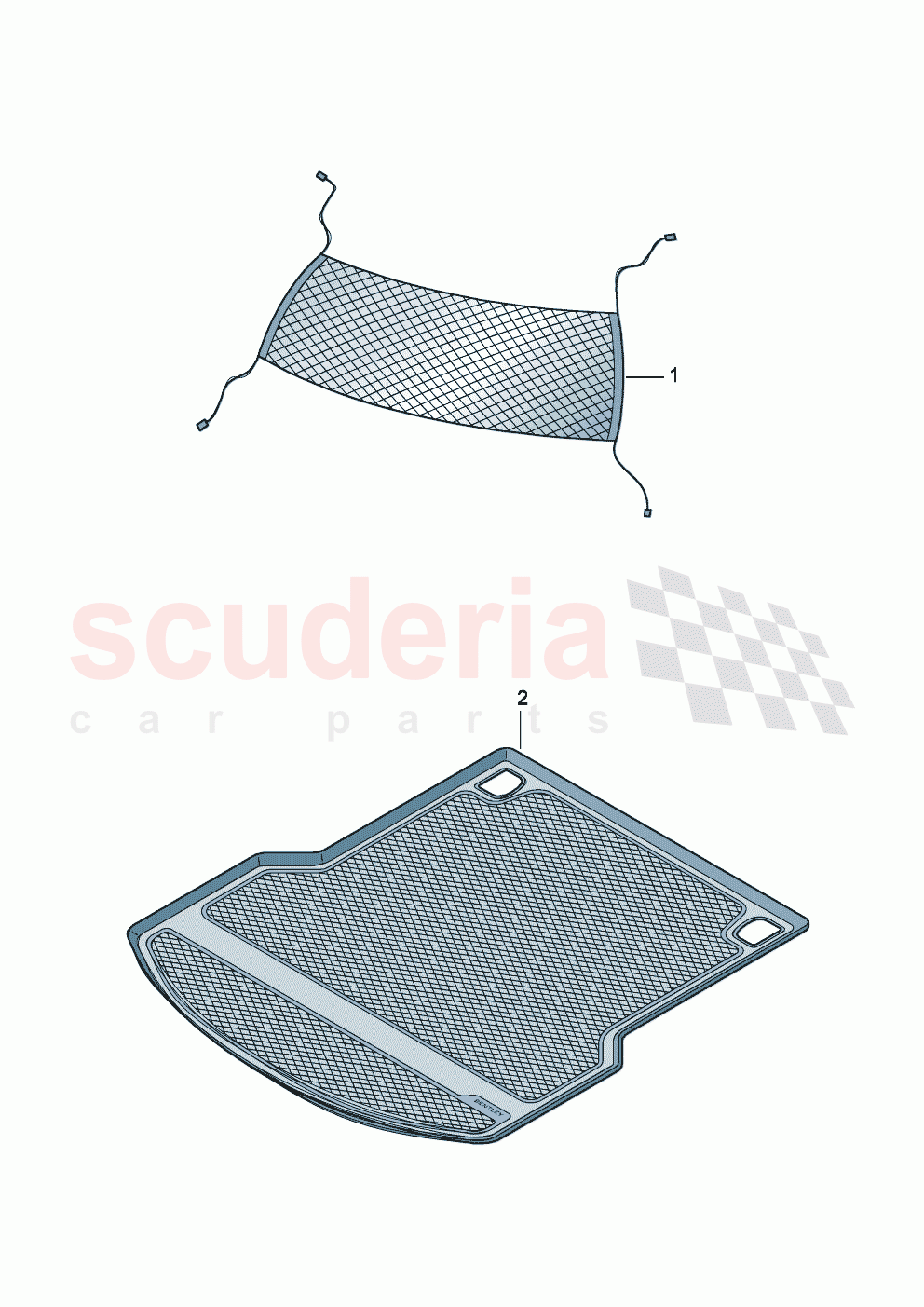 Genuine accessories luggage compartment of Bentley Bentley New Flying Spur (2020-2024)