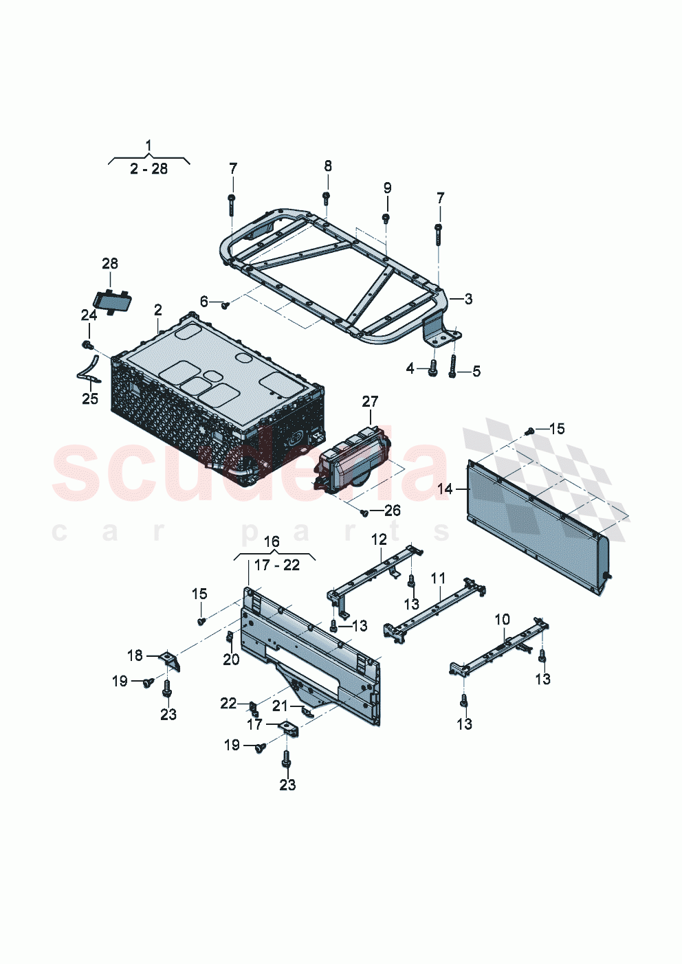 High-voltage battery D - 08.11.2021>> of Bentley Bentley New Flying Spur (2020-2024)