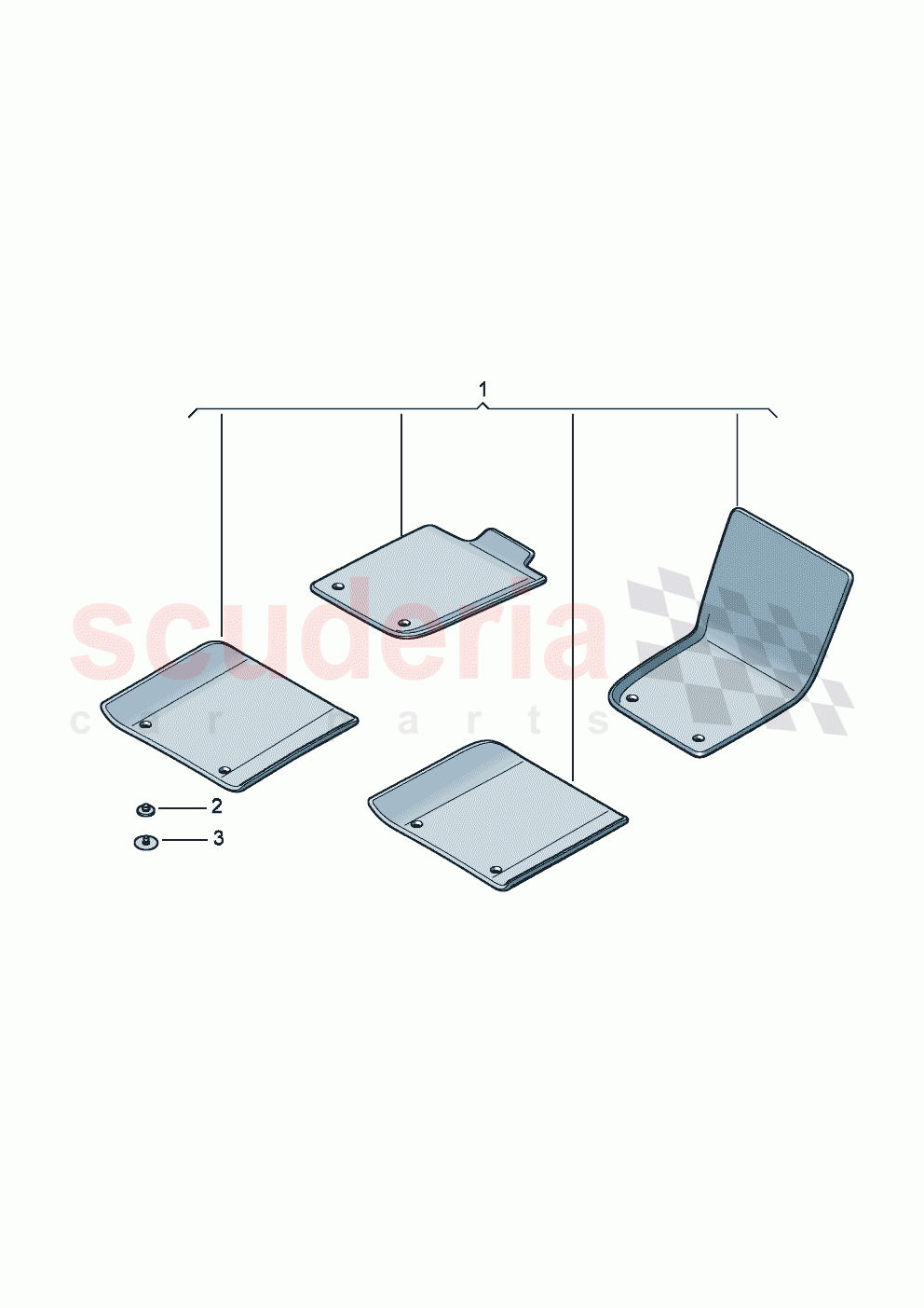 Floor mat D >> - MJ 2023 of Bentley Bentley New Flying Spur (2020-2024)