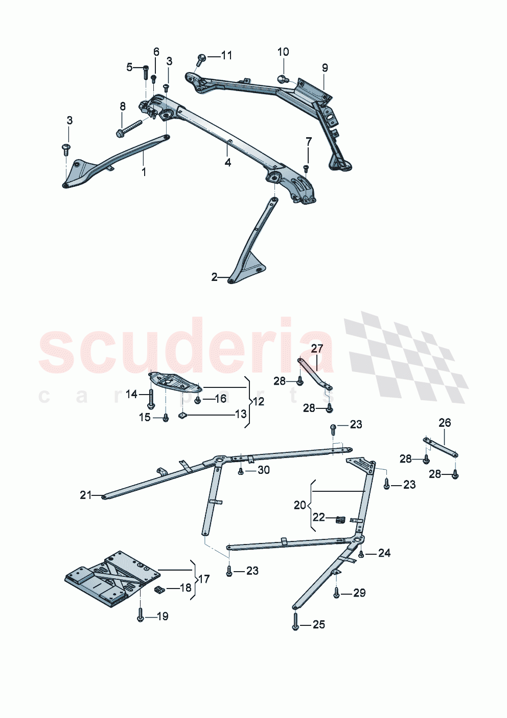 Vehicle supports of Bentley Bentley New Continental Convertible (2025-2026)