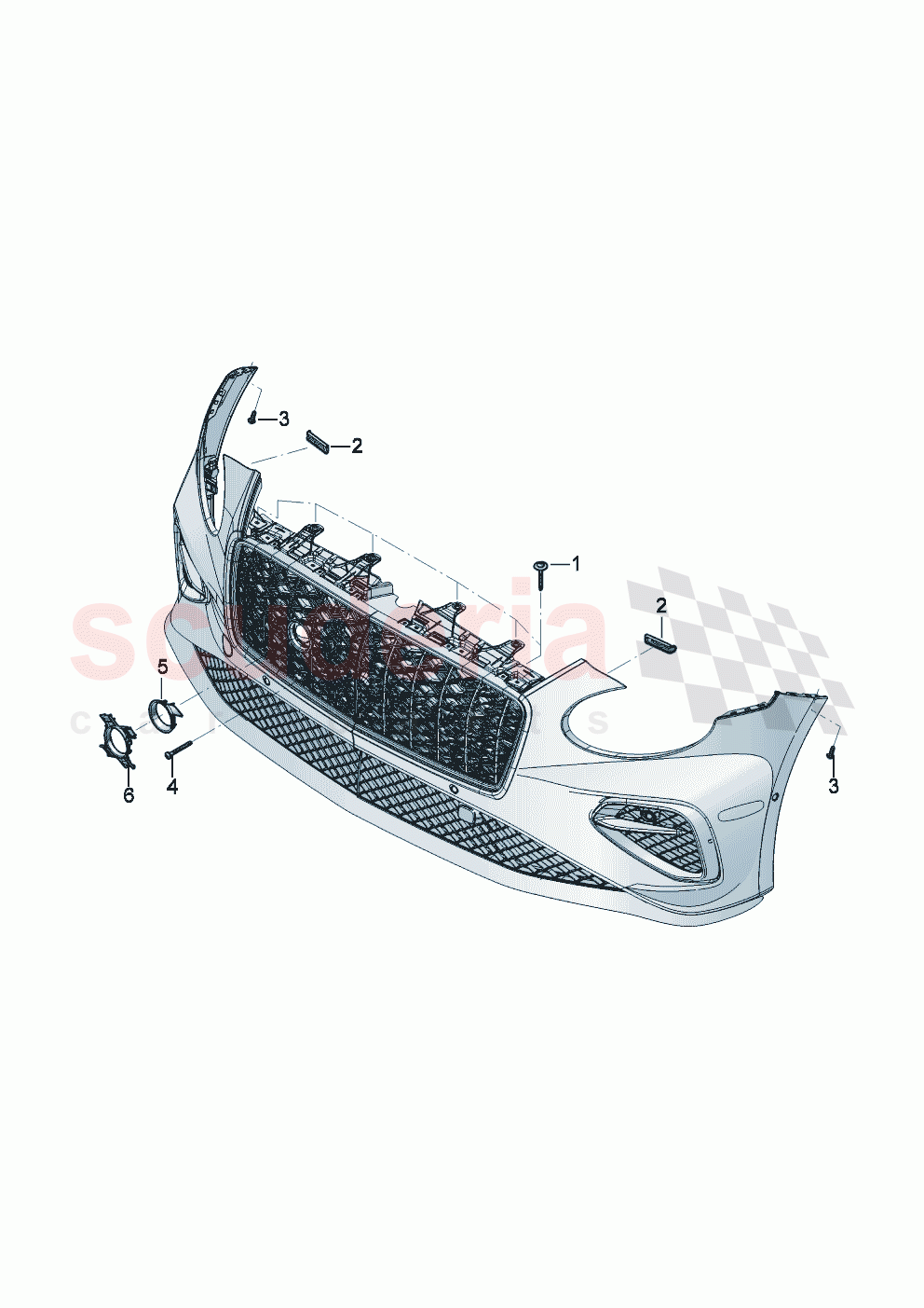mounting for bumper of Bentley Bentley New Continental Convertible (2025-2026)