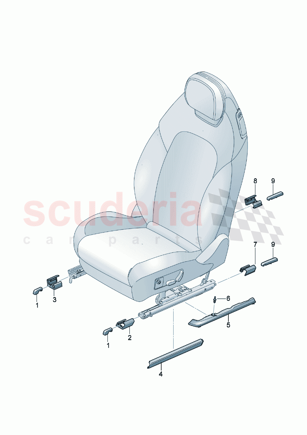 Cover for guide rail of Bentley Bentley New Continental Convertible (2025-2026)