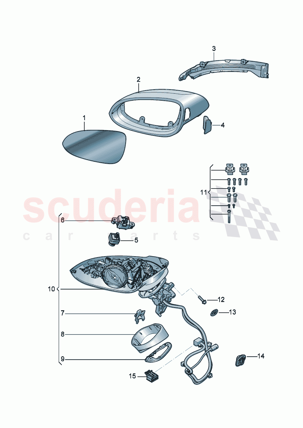 Exterior mirror of Bentley Bentley New Continental GT (2025-2026)