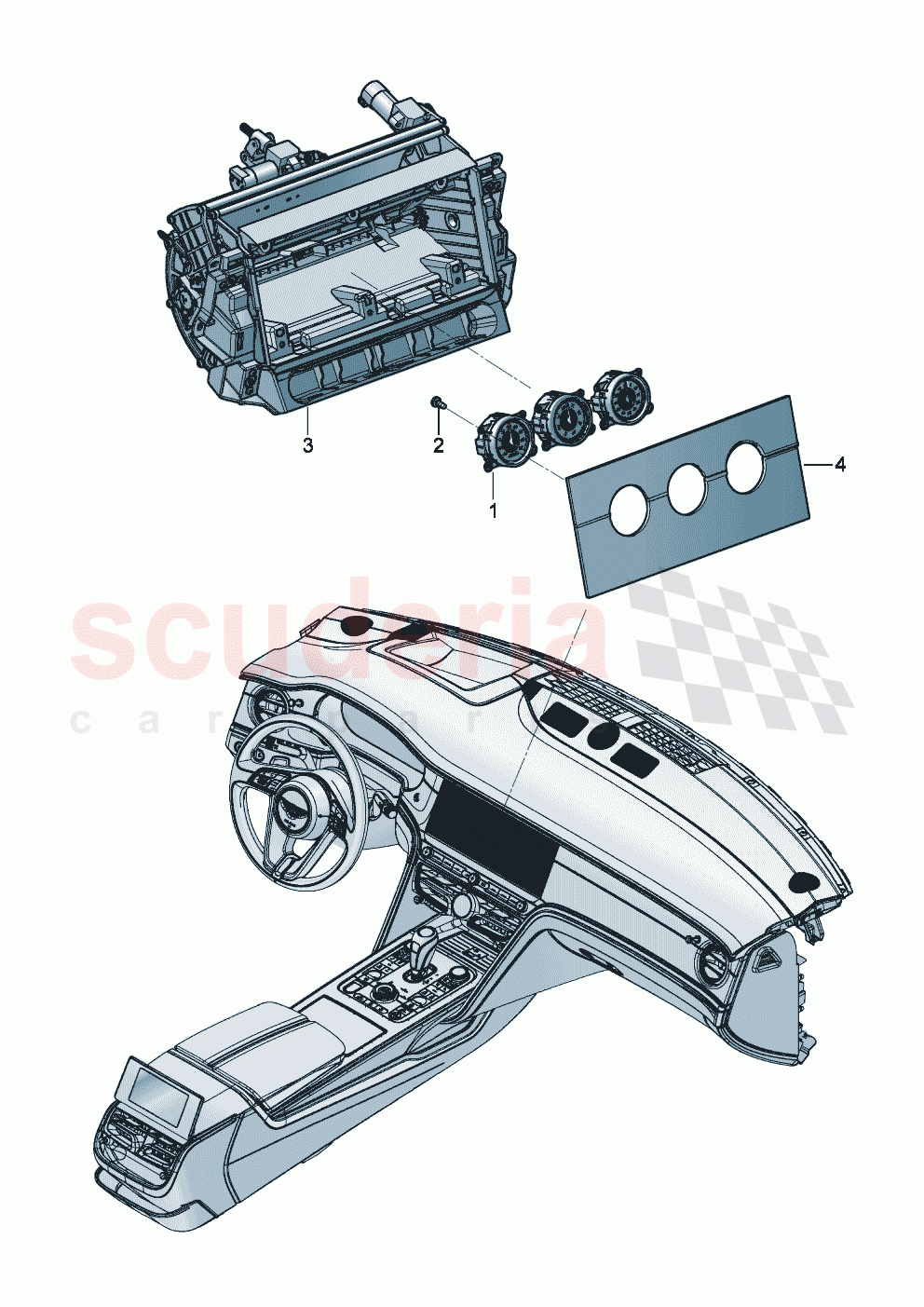 Instrument panel of Bentley Bentley New Flying Spur (2025-2026)