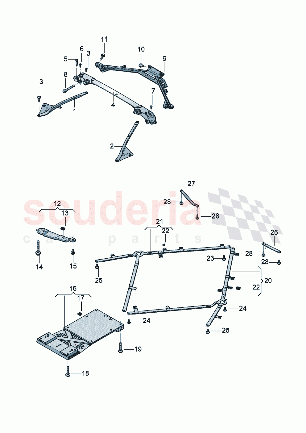Vehicle supports of Bentley Bentley New Flying Spur (2025-2026)