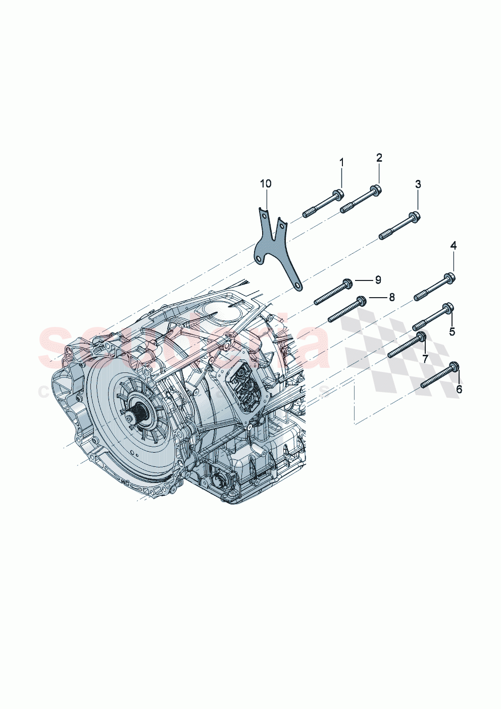 Assembly parts for engine and gearbox of Bentley Bentley New Flying Spur (2025-2026)