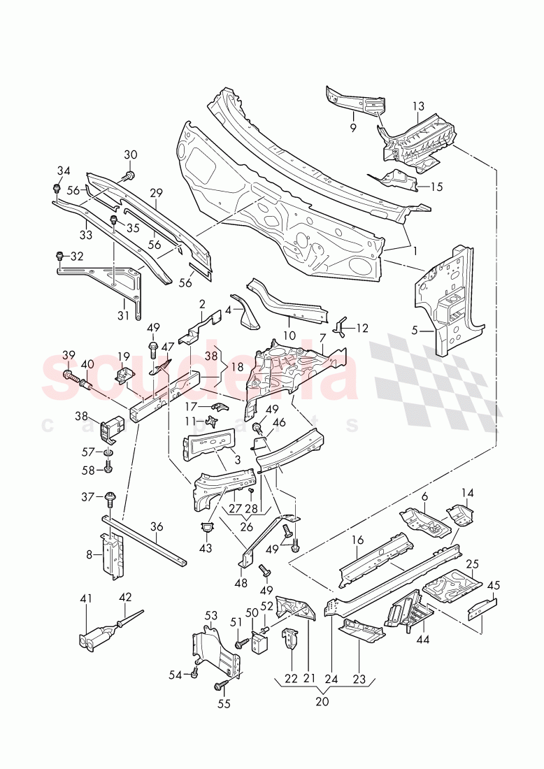 body front section of Bentley Bentley Bentayga (2015-2020)
