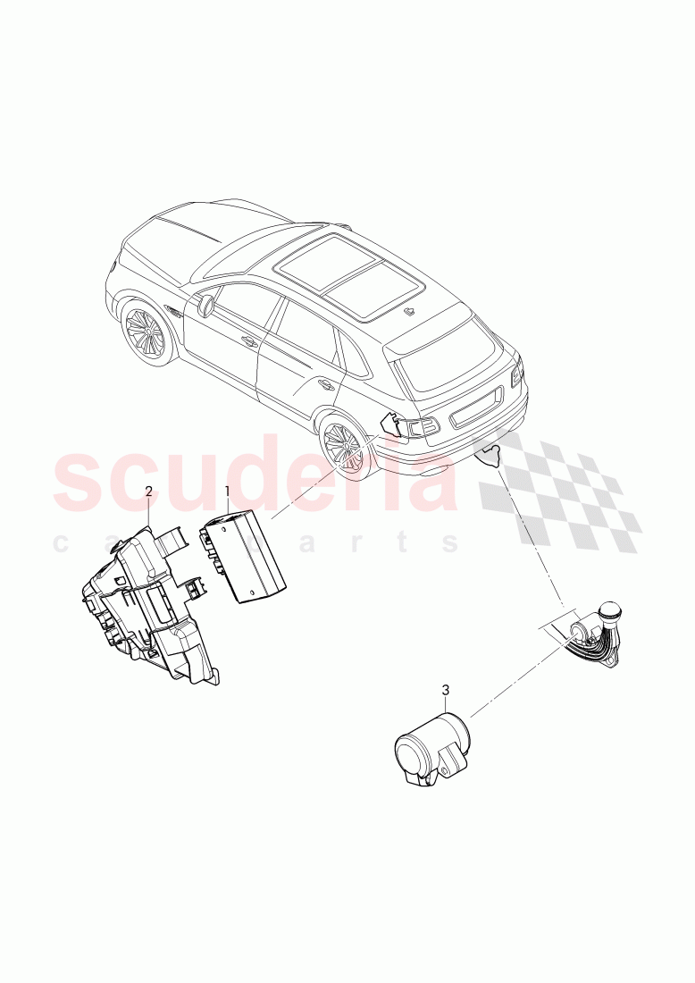 electrical parts for trailer towing of Bentley Bentley Bentayga (2015-2020)
