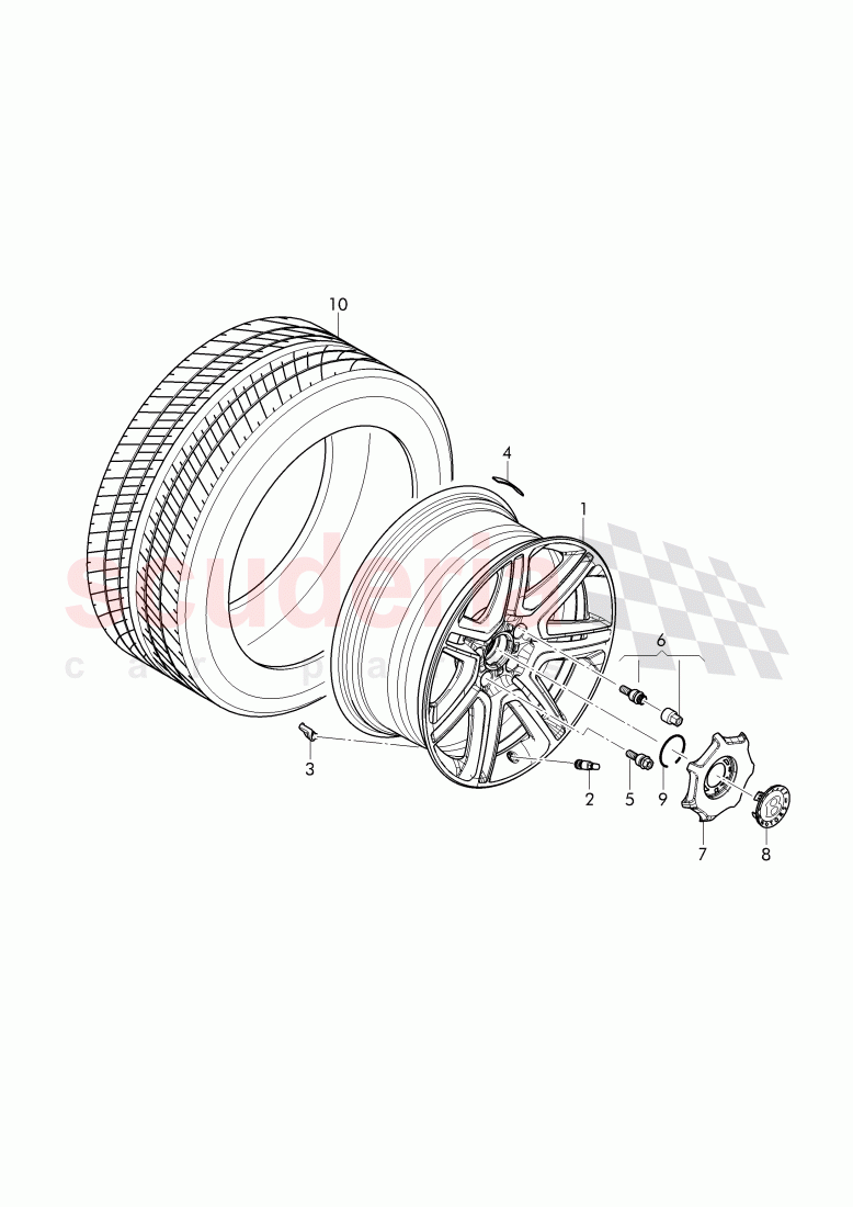 Original Accessories, wheel disc 'alum' with winter, tire of Bentley Bentley Bentayga (2015-2020)