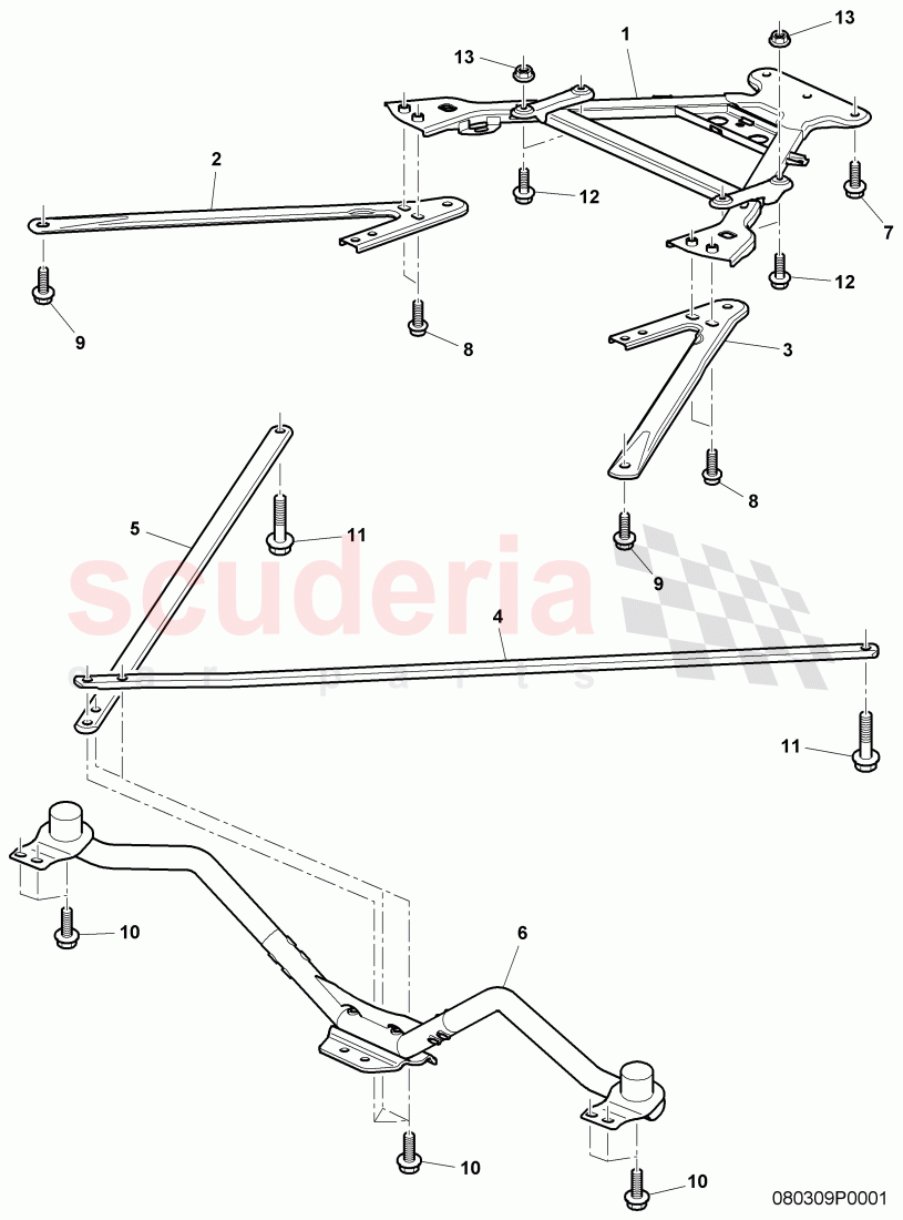 frame of Bentley Bentley Continental Supersports (2009-2011)