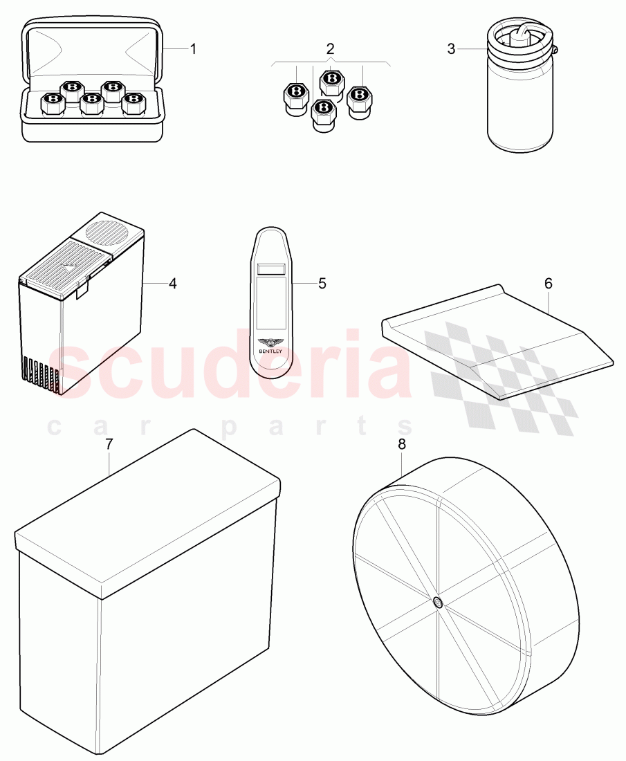 Original Accessories of Bentley Bentley Continental GTC (2011+)