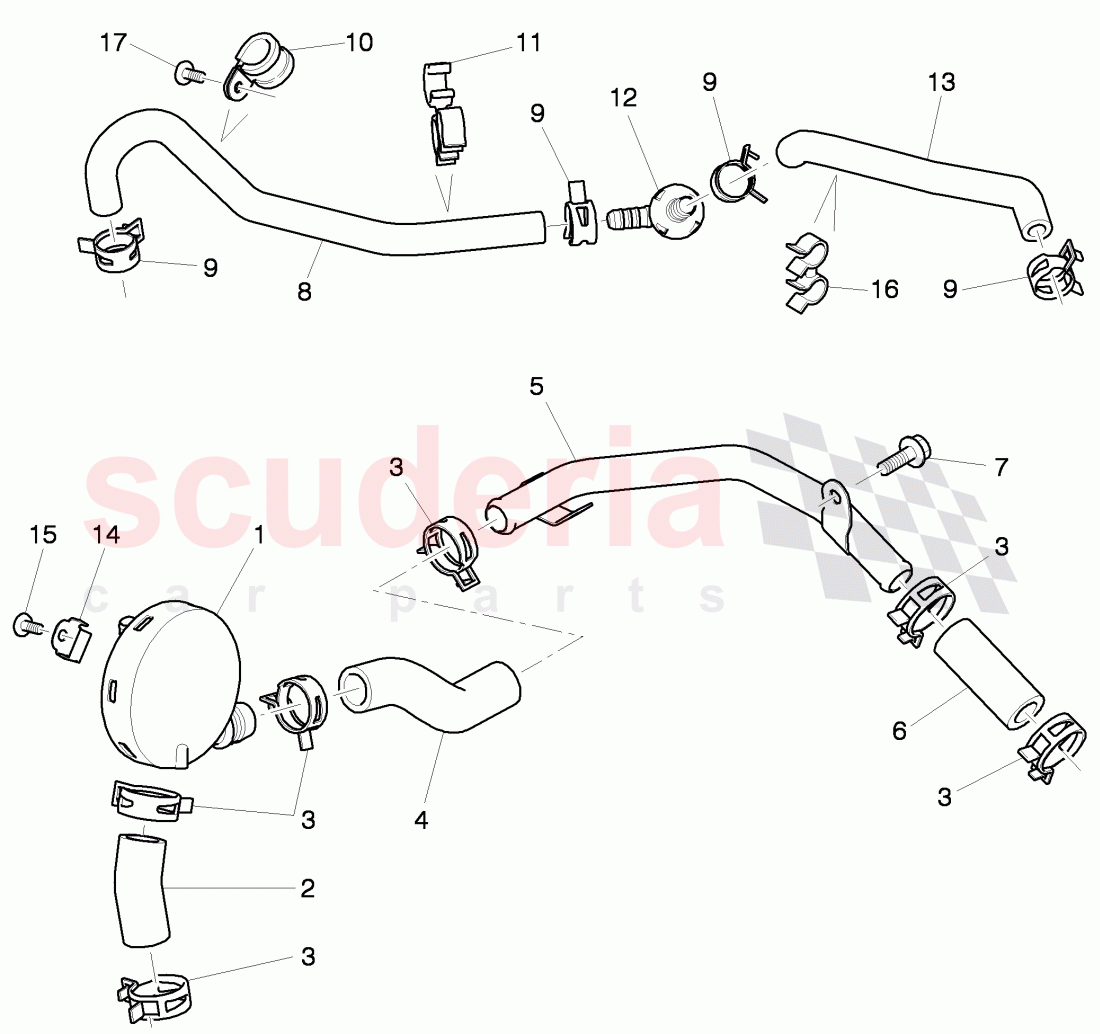 ventilation valve, crankcase of Bentley Bentley Mulsanne (2010+)