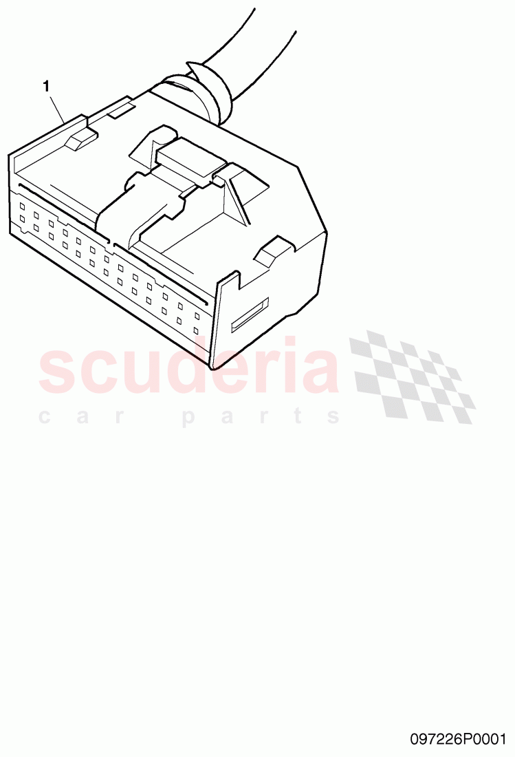 housing for cable connector of Bentley Bentley Continental Supersports (2009-2011)