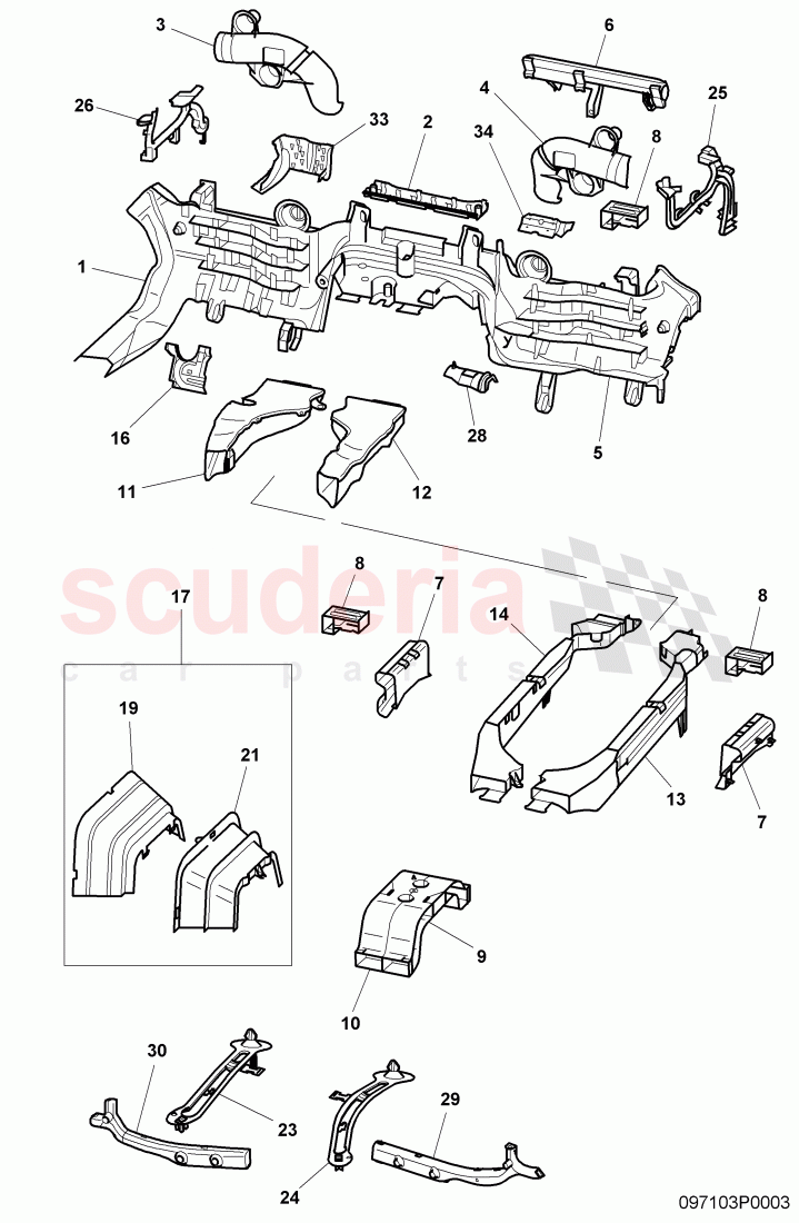 wiring conduit of Bentley Bentley Continental GTC (2006-2010)