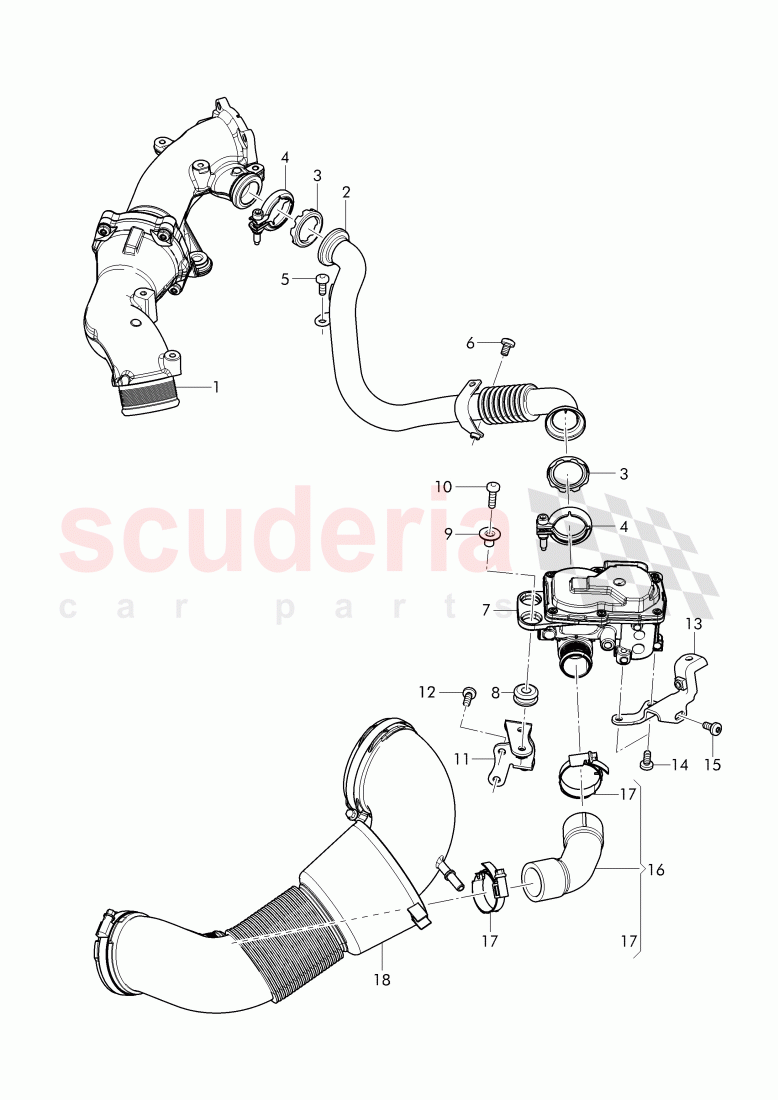 bypass air cut-off valve of Bentley Bentley Bentayga (2015-2020)