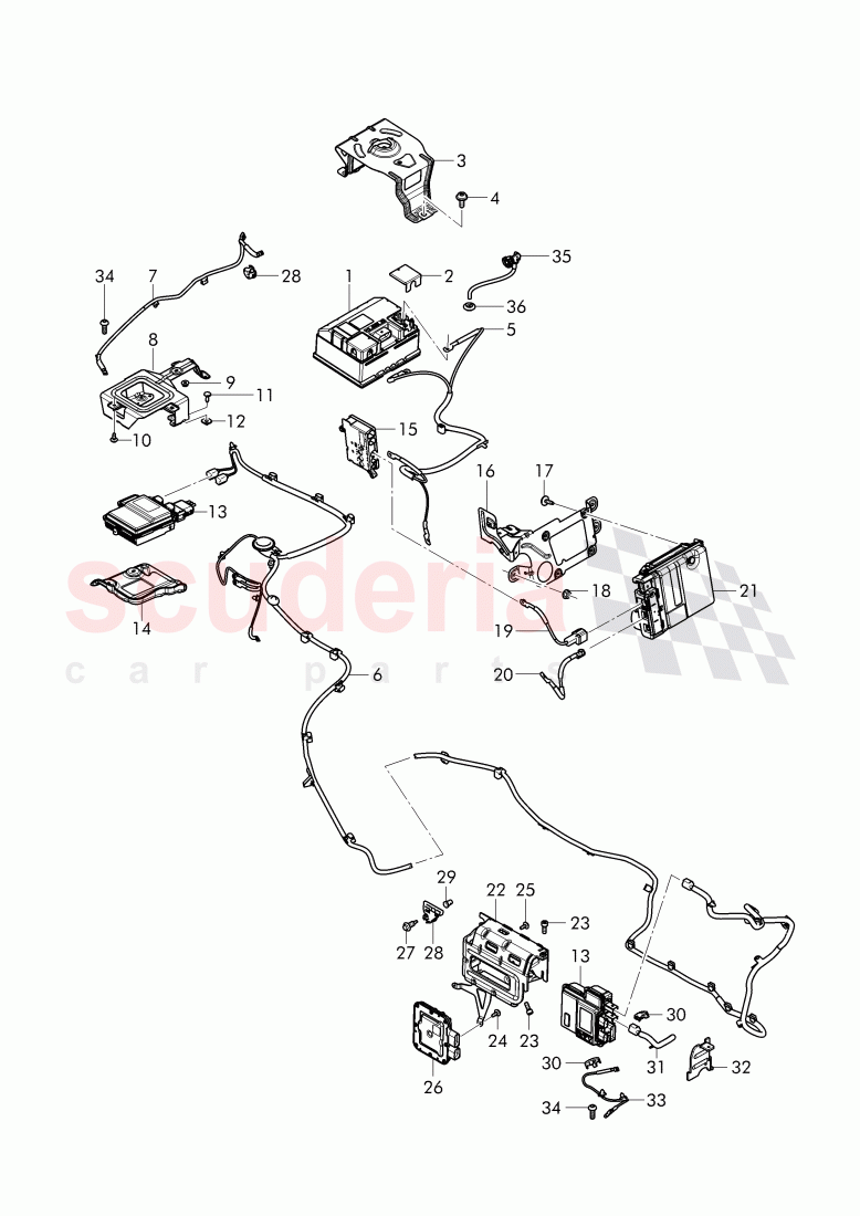 Voltage transformer, D - MJ 2018>>, F >> 4V-J-017 572, F >> ZV-J-017 572 of Bentley Bentley Bentayga (2015-2020)