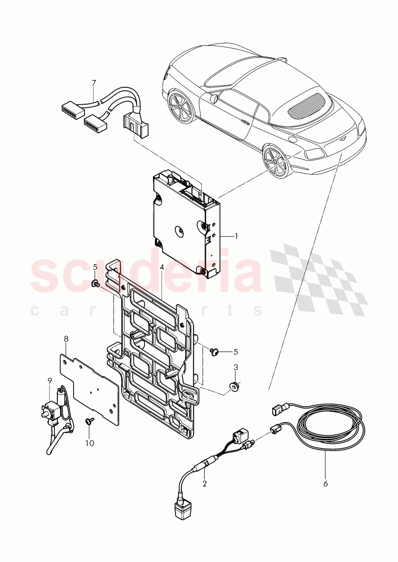 rear view camera, D - MJ 2016>> of Bentley Bentley Continental GTC (2011+)