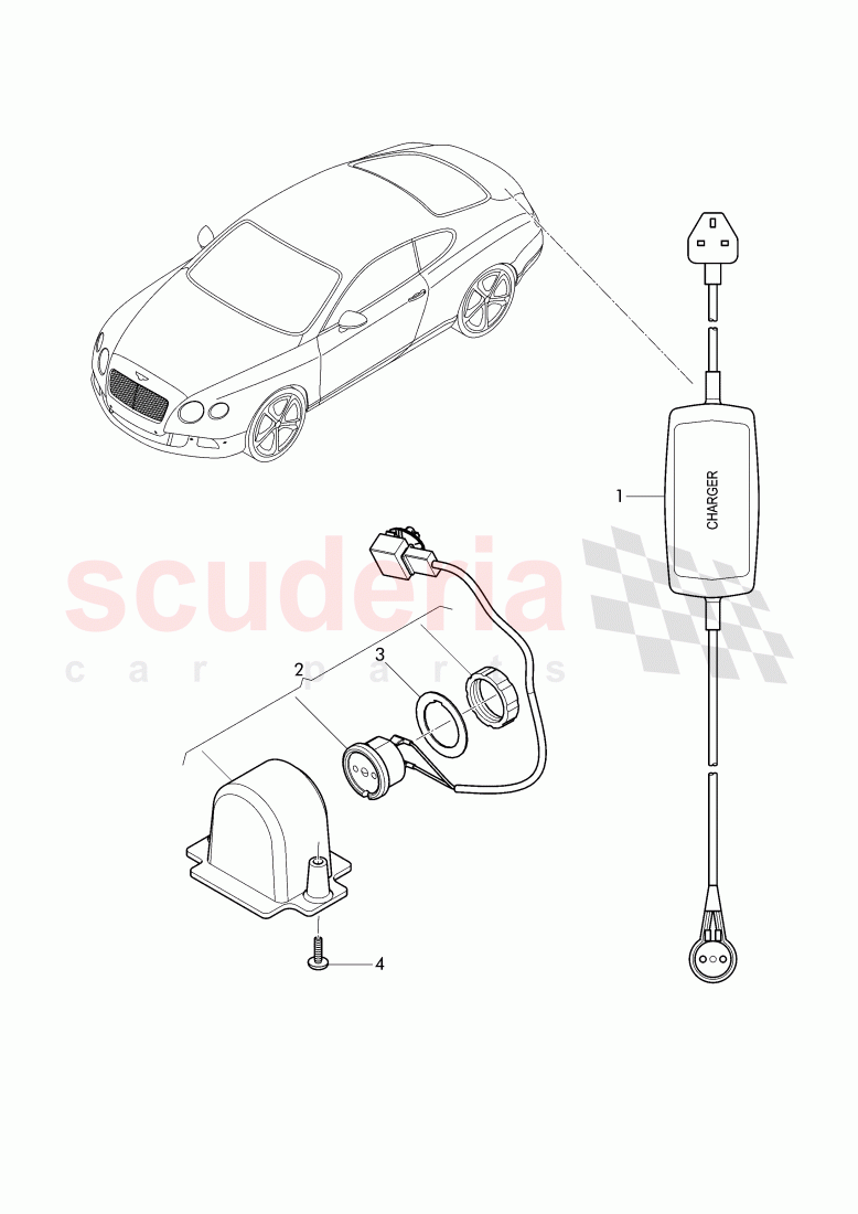 battery charger of Bentley Bentley Continental Supersports (2017+)