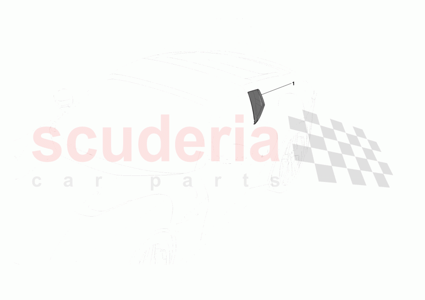 SIDE WINDOWS of Ferrari Ferrari 12Cilindri Spider