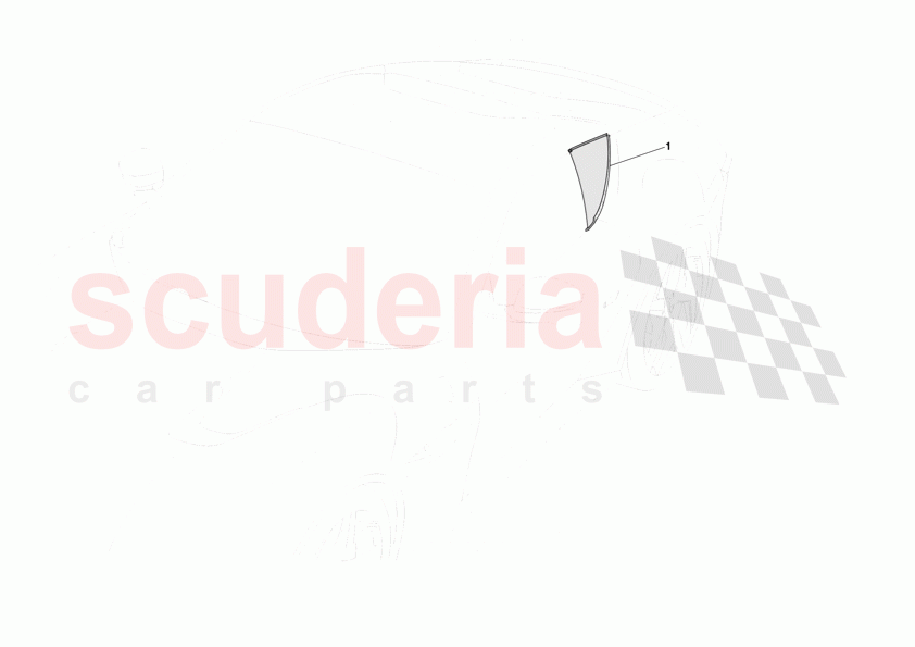 SIDE WINDOWS of Ferrari Ferrari 12Cilindri