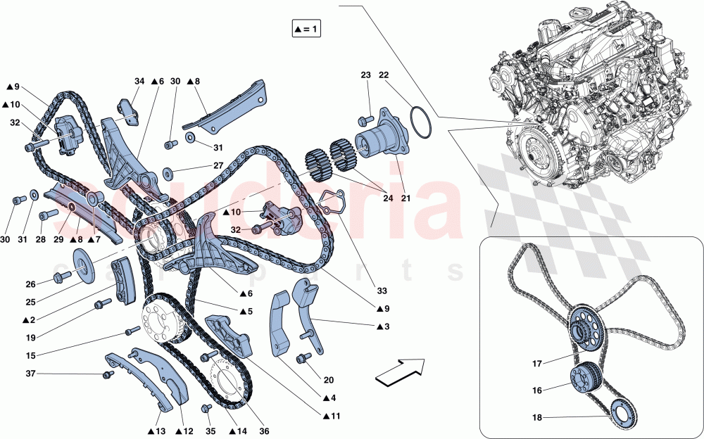 TIMING SYSTEM - DRIVE of Ferrari Ferrari GTC4Lusso T