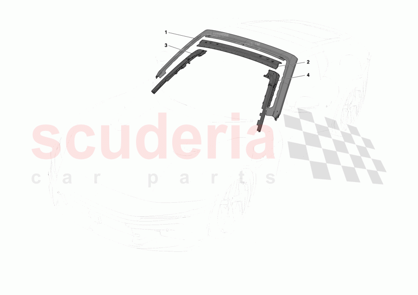 ROOF of Ferrari Ferrari 12Cilindri Spider