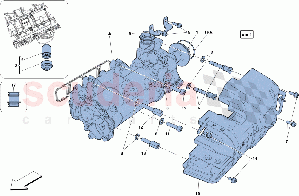 COOLING - OIL PUMP of Ferrari Ferrari F12 TDF