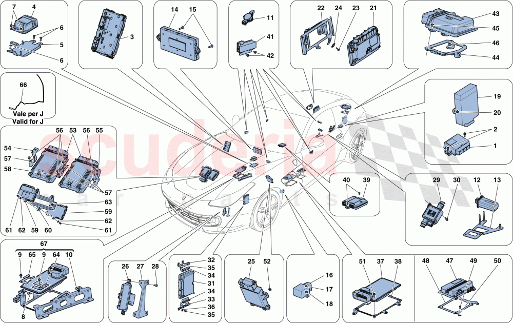 VEHICLE ECUs of Ferrari Ferrari GTC4Lusso